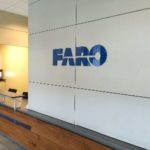 Acrylic dimensional letters for Faro Reception sign in Exton, PA