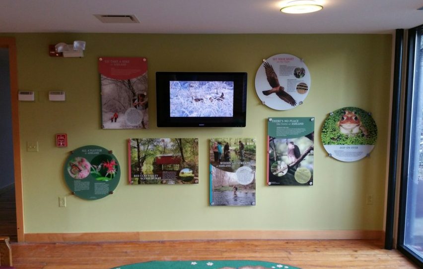 Ashland Nature Center Sign Installation 