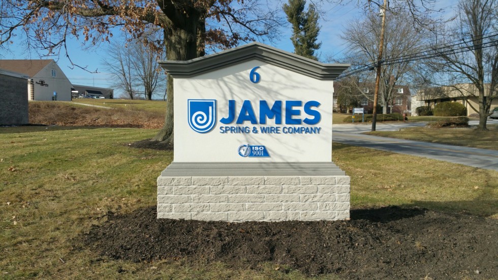 Monument sign by elmark sign and graphics