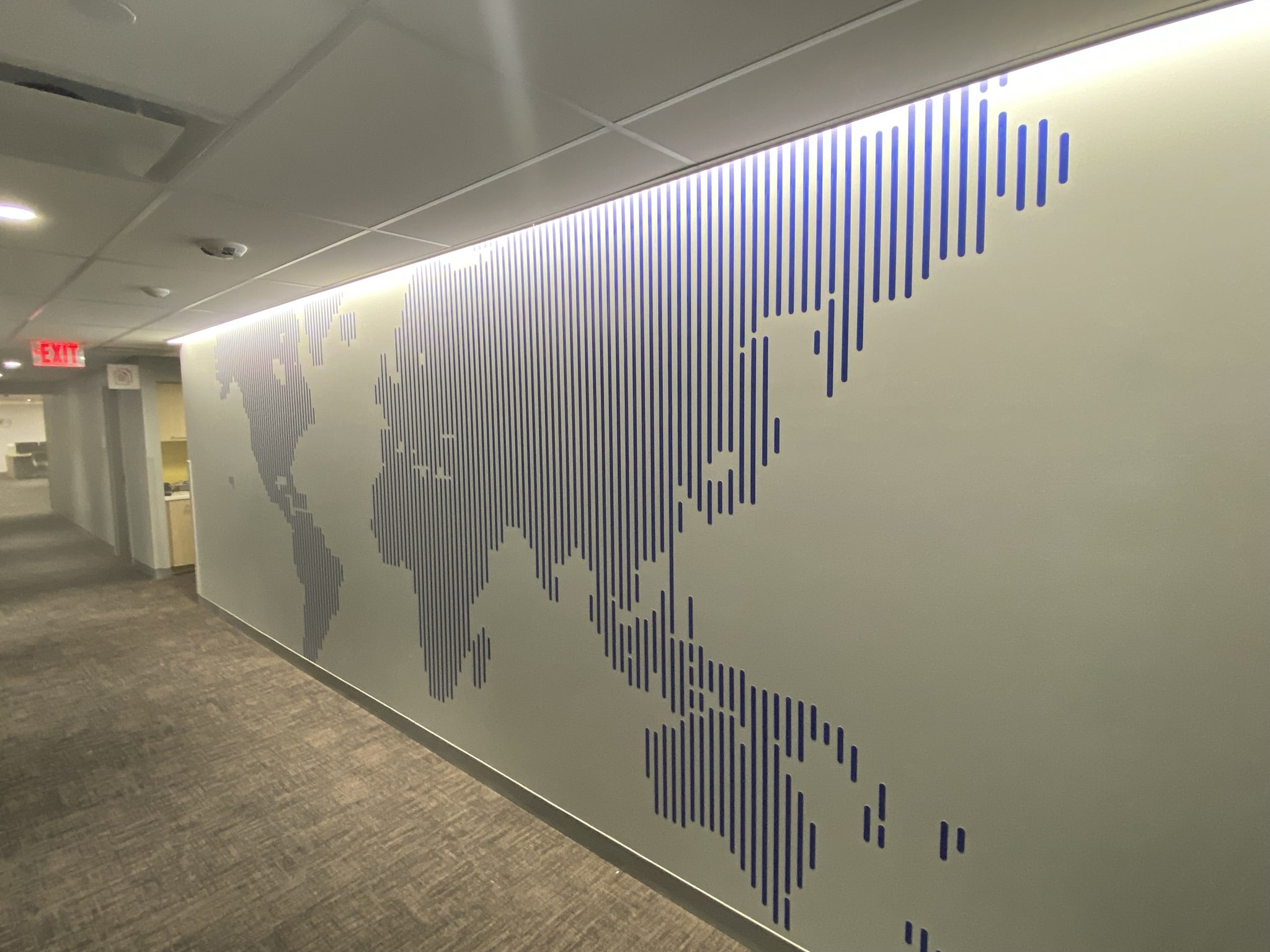 World Map Office Graphics Raritan NJ