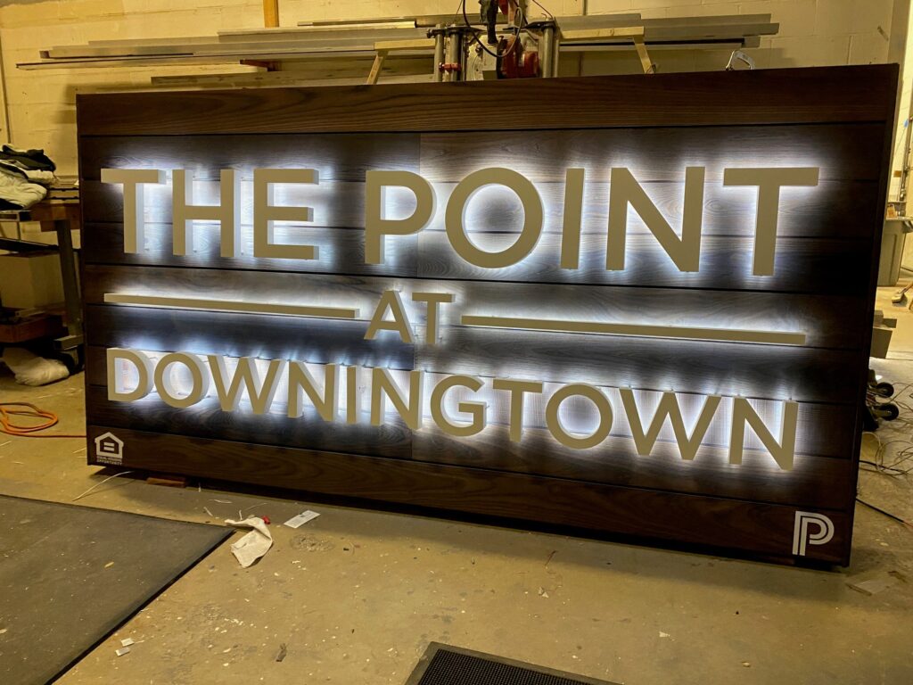 Backlit Letters - Downingtown