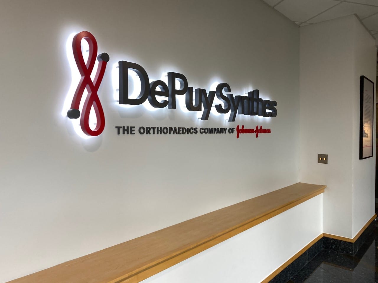 Halo Lit Channel Letters - Depuy Synthes
