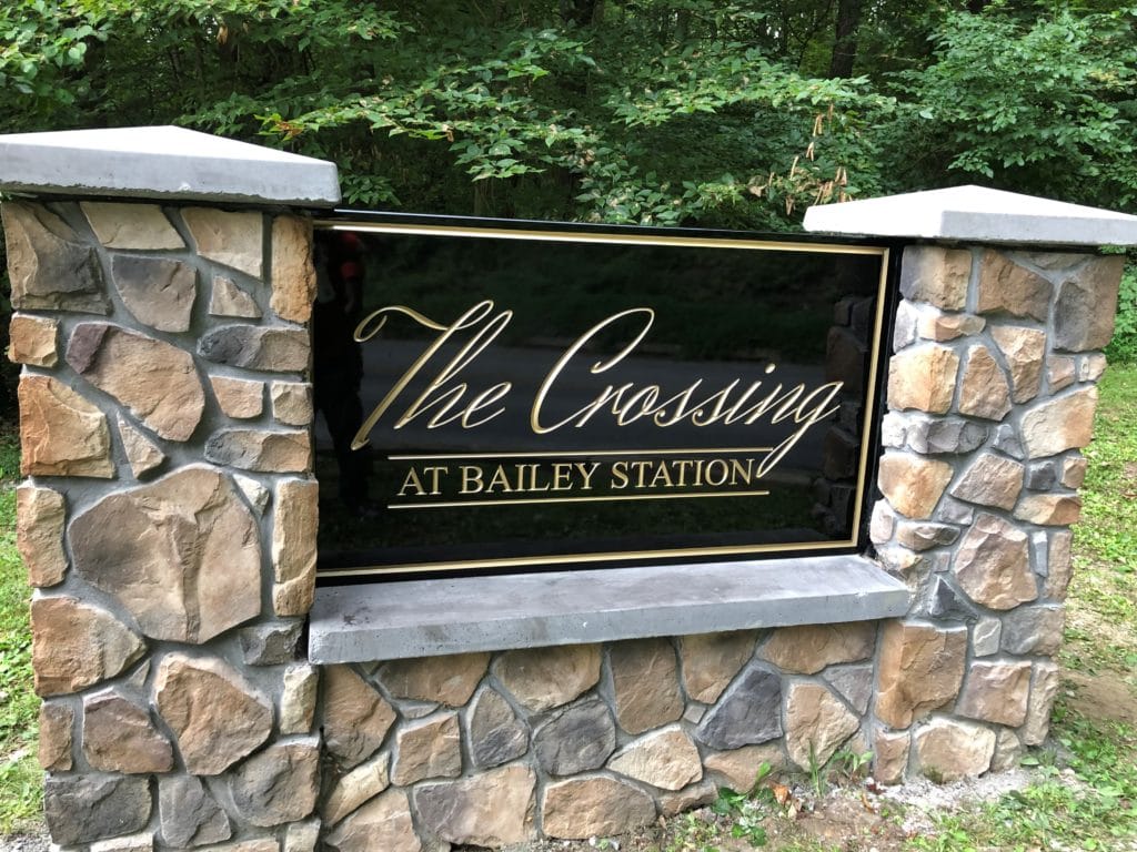 Monument Sign - Crossing at Bailey Station